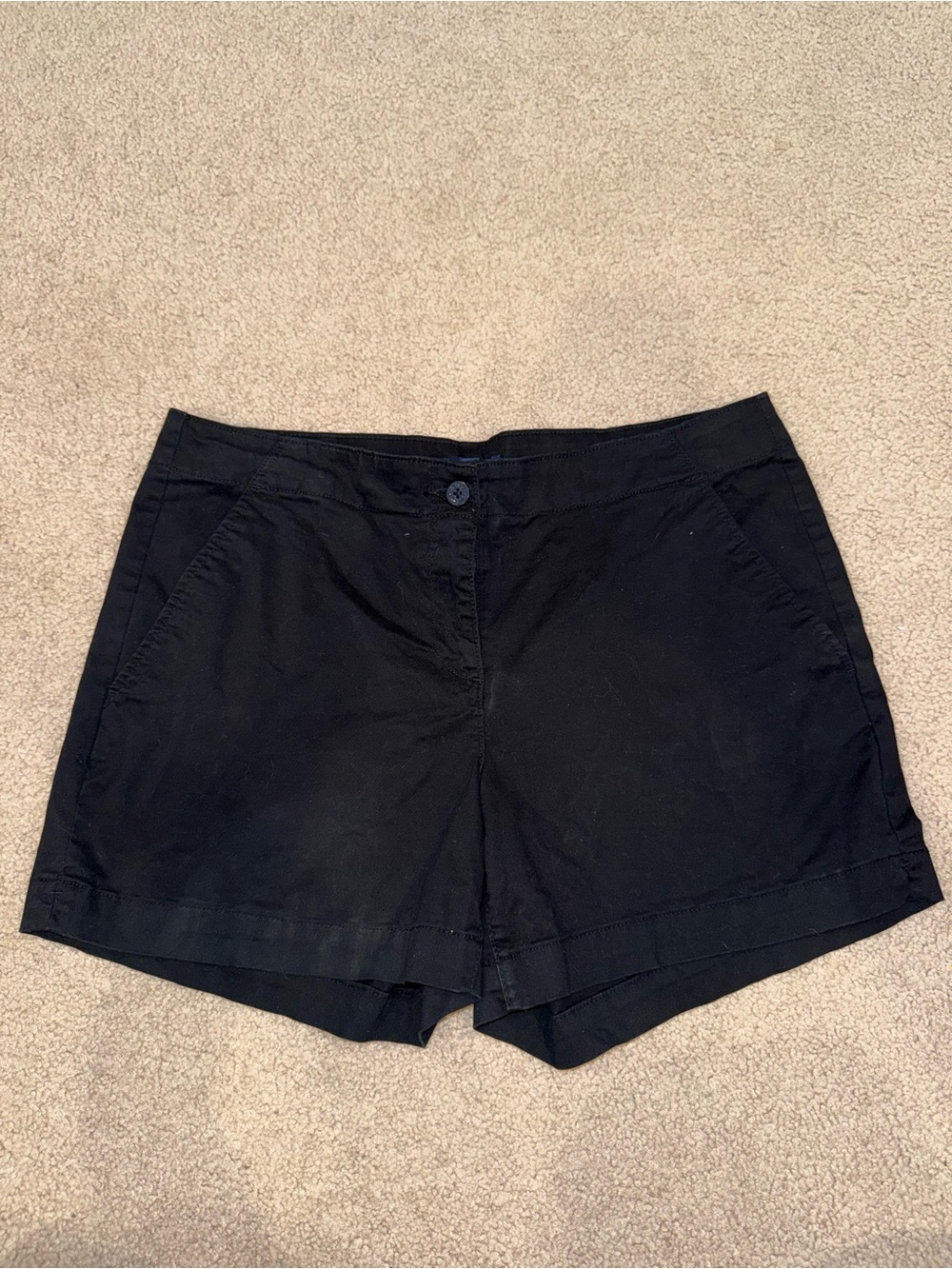 Nautica Black Women's Casual Bermuda Shorts